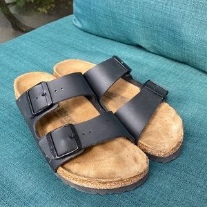 Birkenstock Arizona Birko-Flor Slide sandal.